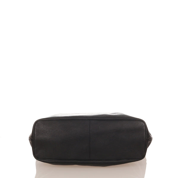 コーチ F68944 ブラック レザー トートバッグ レディース COACH 【中古】