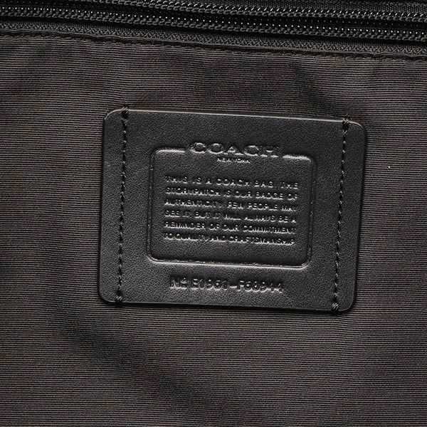コーチ F68944 ブラック レザー トートバッグ レディース COACH 【中古】