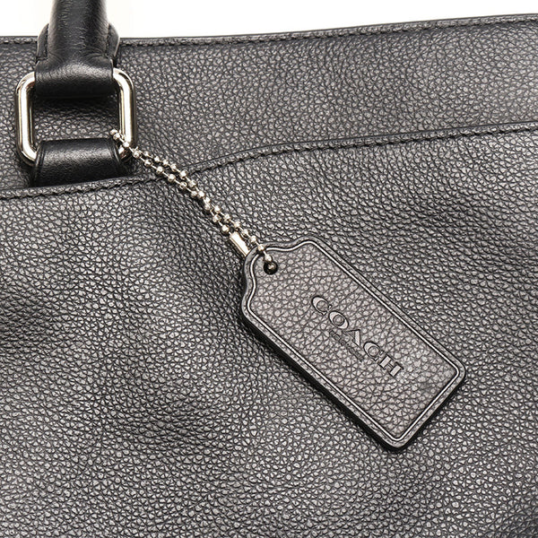 コーチ F68944 ブラック レザー トートバッグ レディース COACH 【中古】