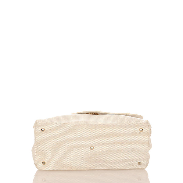 ザネラート ポスティーナ ANNI50 ホワイト PVC レザー ハンドバッグ ショルダーバッグ2way レディース ZANELLATO 【中古】