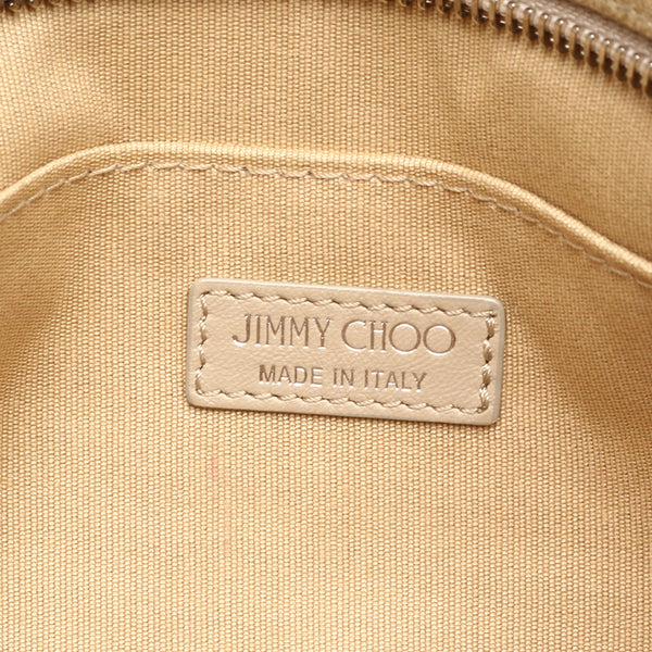 ジミーチュウ スタースタッズ シルバー レザー セカンドバッグ レディース JIMMY CHOO 【中古】