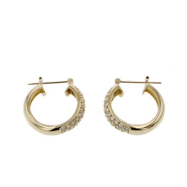 K18YG イエローゴールド ダイヤ1.00ct ピアス レディース 【中古】