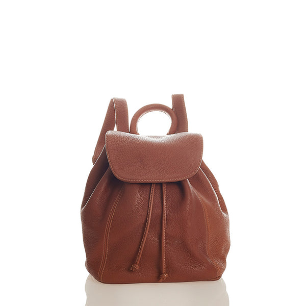 コーチ リュック バックパック 4911 ブラウン レザー レディース COACH 【中古】