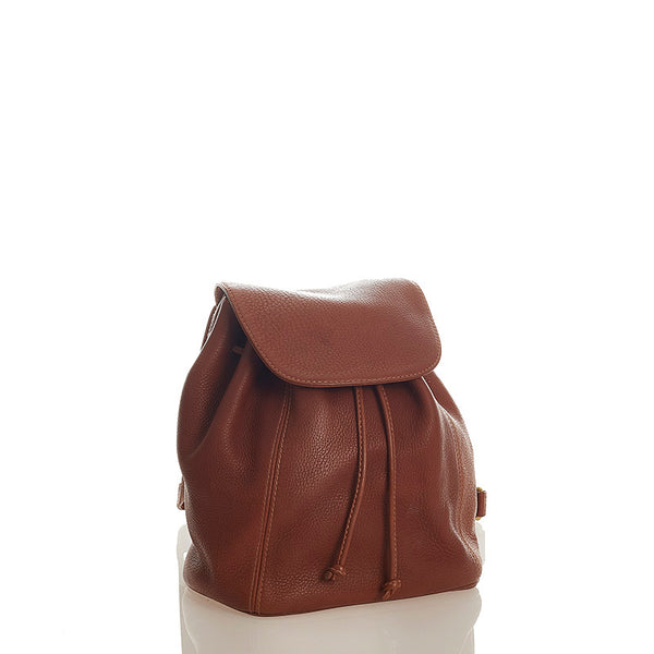 コーチ リュック バックパック 4911 ブラウン レザー レディース COACH 【中古】