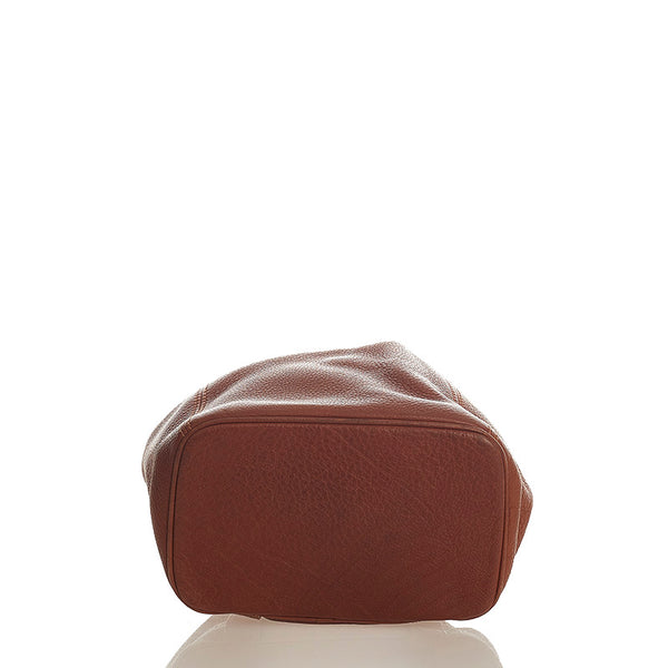 コーチ リュック バックパック 4911 ブラウン レザー レディース COACH 【中古】