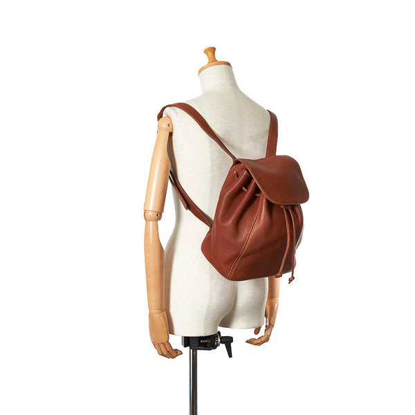 コーチ リュック バックパック 4911 ブラウン レザー レディース COACH 【中古】