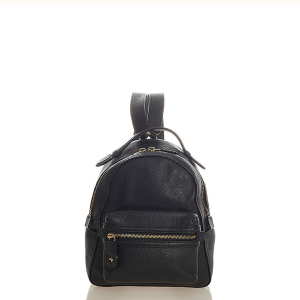 コーチ 31032 ブラック レザー リュック バックパック レディース COACH 【中古】
