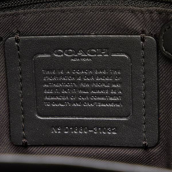 コーチ 31032 ブラック レザー リュック バックパック レディース COACH 【中古】