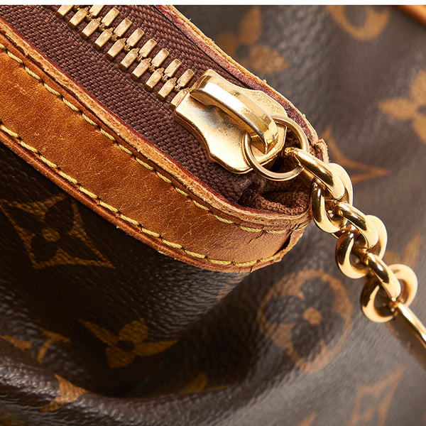 ルイ ヴィトン モノグラム ティボリPM M40143 ブラウン PVC レザー ハンドバッグ レディース LOUIS VUITTON 【中古】