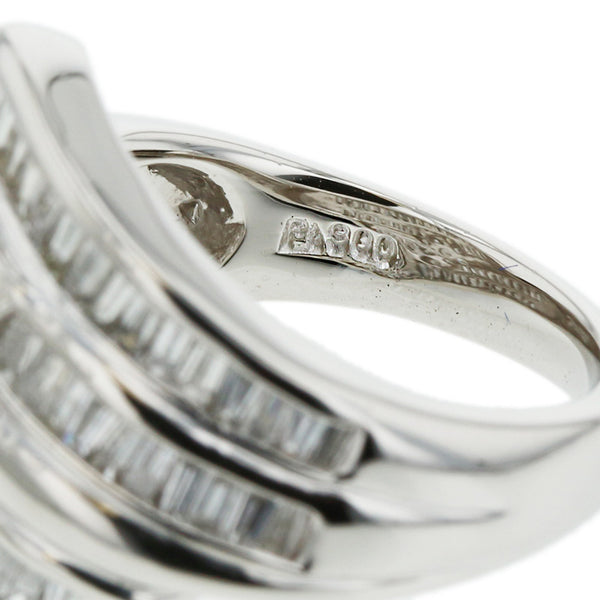 Pt900 プラチナ ダイヤ2.0ct リング 指輪 レディース 10.5号 【中古】