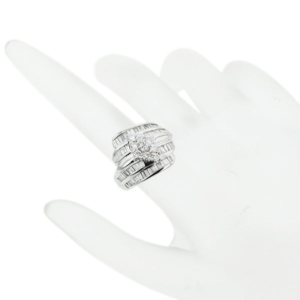 Pt900 プラチナ ダイヤ2.0ct リング 指輪 レディース 10.5号 【中古】