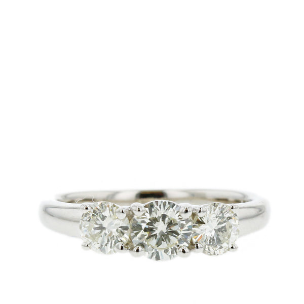 Pt900 プラチナ ダイヤ1.08ct リング 指輪 レディース 11.5号 【中古】