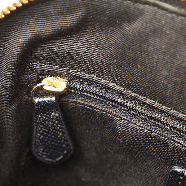 コーチ F57555 ブラック レザー ハンドバッグ ショルダーバッグ2way レディース COACH 【中古】