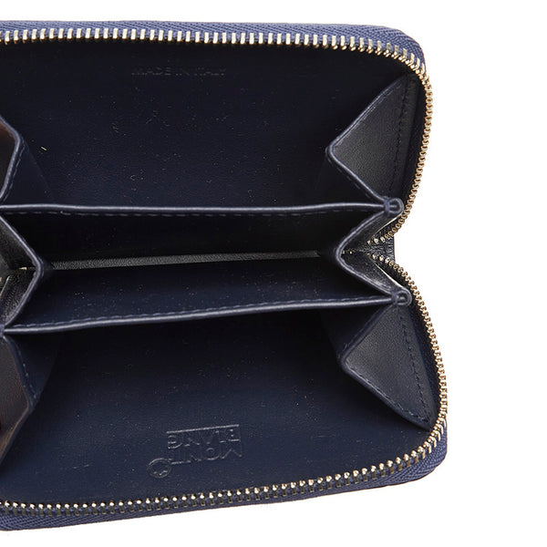 モンブラン ネイビー レザー コインケース レディース MONTBLANC 【中古】