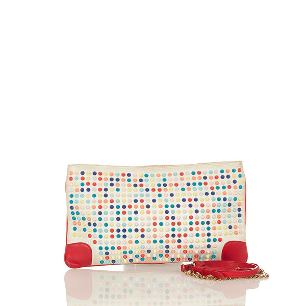 クリスチャンルブタン スタッズ マルチ レザー 肩掛け ショルダーバッグ レディース Christian Louboutin 【中古】
