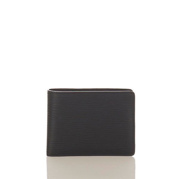 ルイ ヴィトン エピ ポルトフォイユ・スレンダー 二つ折り財布 M60332 ブラック レザー レディース LOUIS VUITTON 【中古】