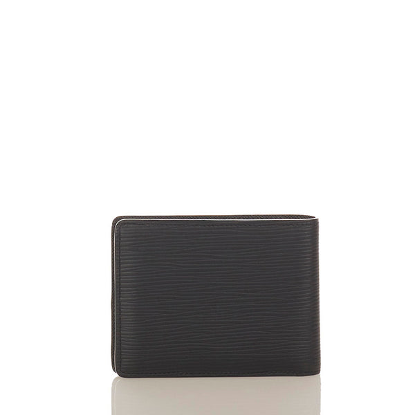 ルイ ヴィトン エピ ポルトフォイユ・スレンダー 二つ折り財布 M60332 ブラック レザー レディース LOUIS VUITTON 【中古】