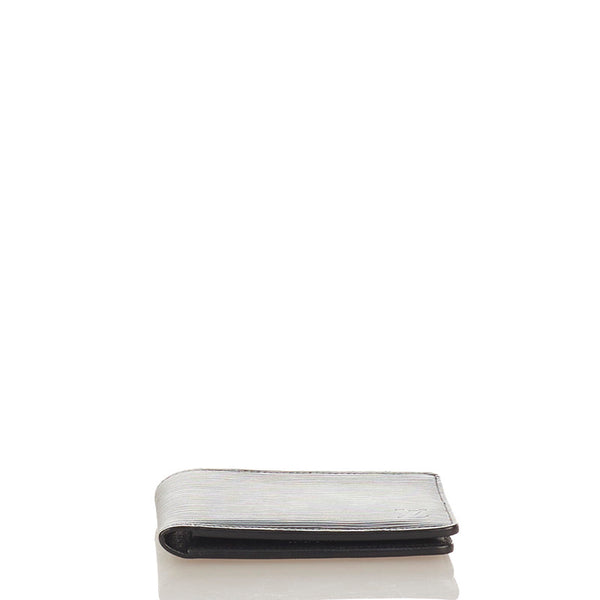 ルイ ヴィトン エピ ポルトフォイユ・スレンダー 二つ折り財布 M60332 ブラック レザー レディース LOUIS VUITTON 【中古】