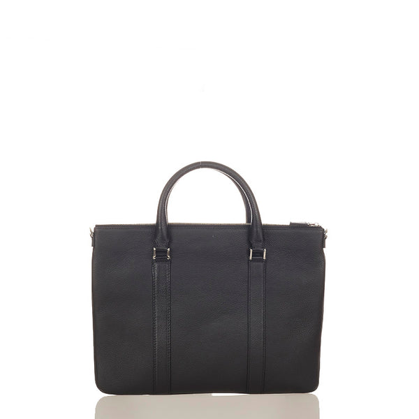 モンブラン ハンドバッグ ショルダーバッグ2way ブラック レザー メンズ MONTBLANC 【中古】