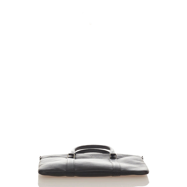 モンブラン ハンドバッグ ショルダーバッグ2way ブラック レザー メンズ MONTBLANC 【中古】