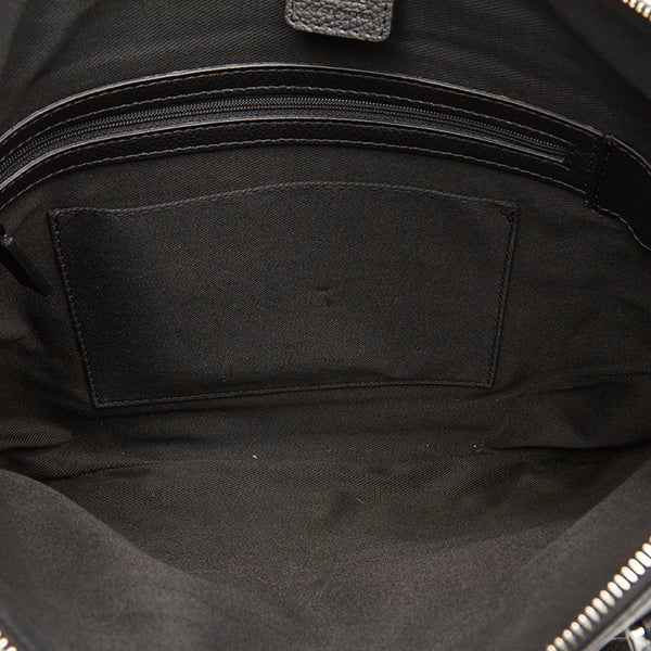 モンブラン ハンドバッグ ショルダーバッグ2way ブラック レザー メンズ MONTBLANC 【中古】