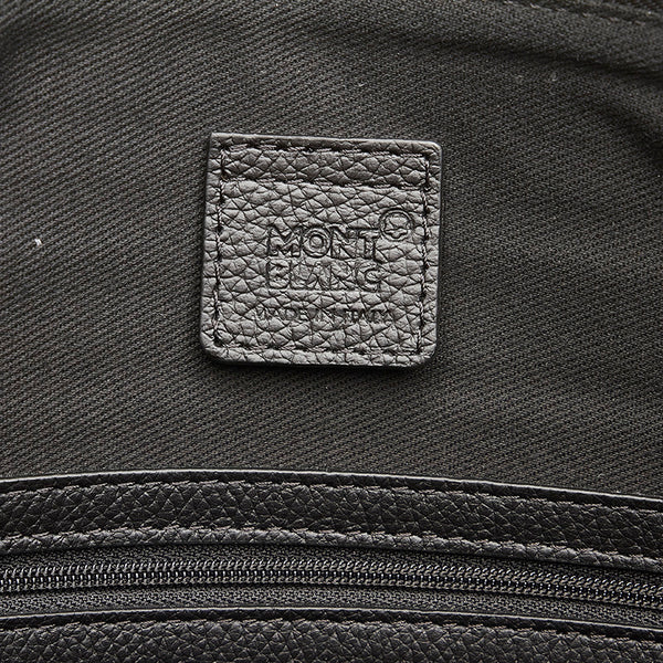 モンブラン ハンドバッグ ショルダーバッグ2way ブラック レザー メンズ MONTBLANC 【中古】