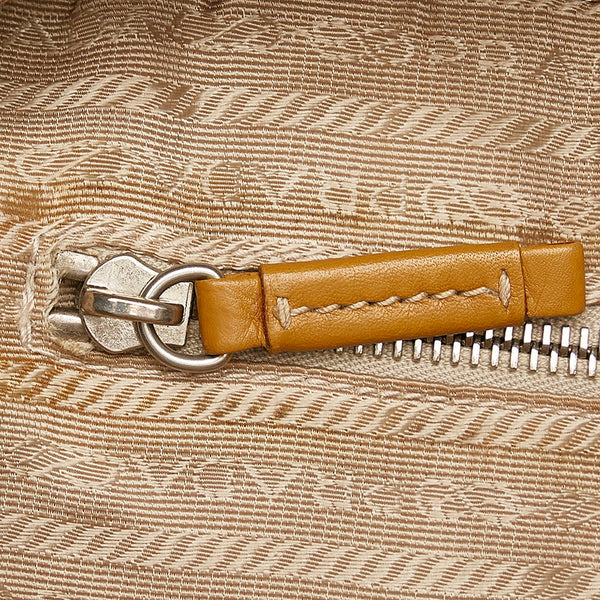 プラダ ハンドバッグ イエロー レザー レディース PRADA 【中古】