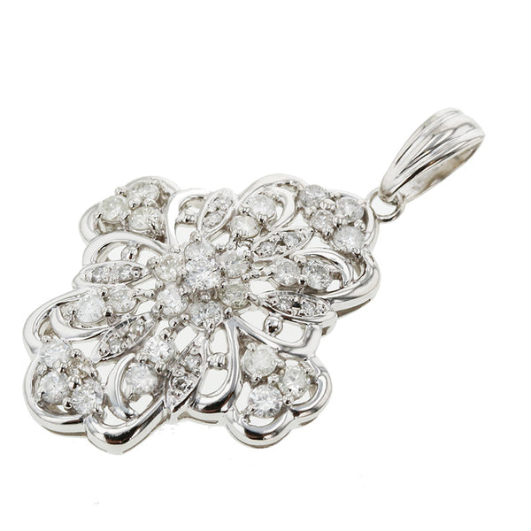 Pt900 プラチナ ダイヤ1.64ct ペンダントトップ レディース 【中古】