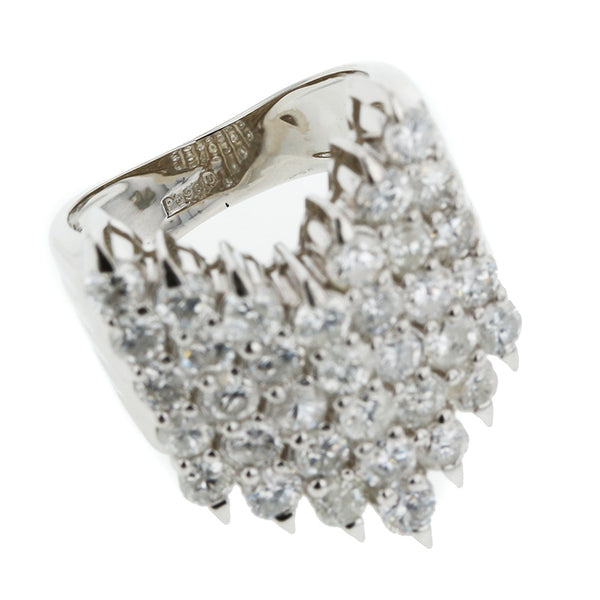 Pt900 プラチナ ダイヤ3.03ct リング 指輪 レディース 9号 【中古】
