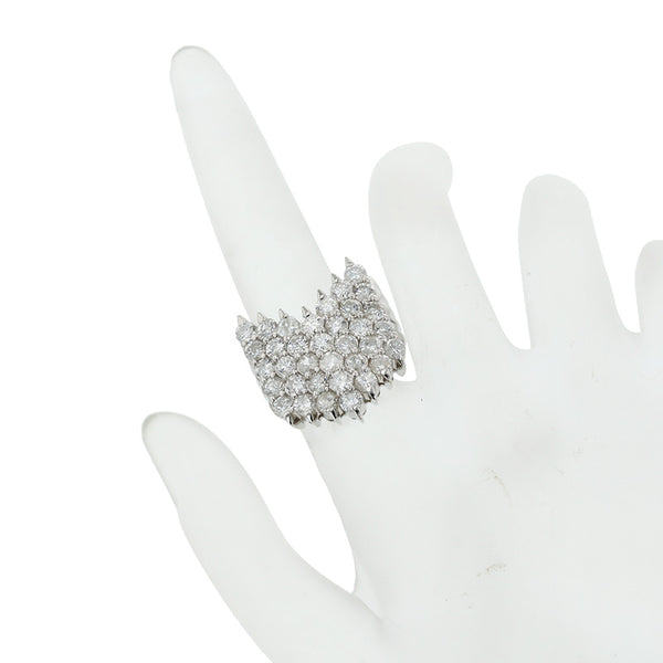 Pt900 プラチナ ダイヤ3.03ct リング 指輪 レディース 9号 【中古】