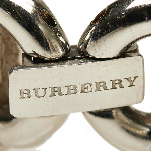 バーバリー シルバー ステンレススチール 腕時計 レディース BURBERRY クオーツ シルバー文字盤 【中古】