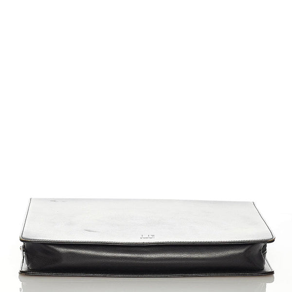 ダンヒル ブラウン レザー クラッチバッグ メンズ Dunhill 【中古】