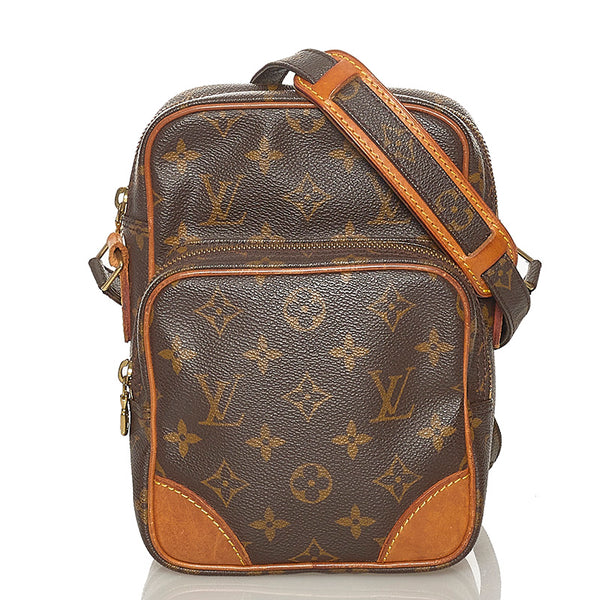 ルイ ヴィトン モノグラム アマゾン M45236 ブラウン PVC レザー 斜め掛け ショルダーバッグ レディース LOUIS VUITTON 【中古】