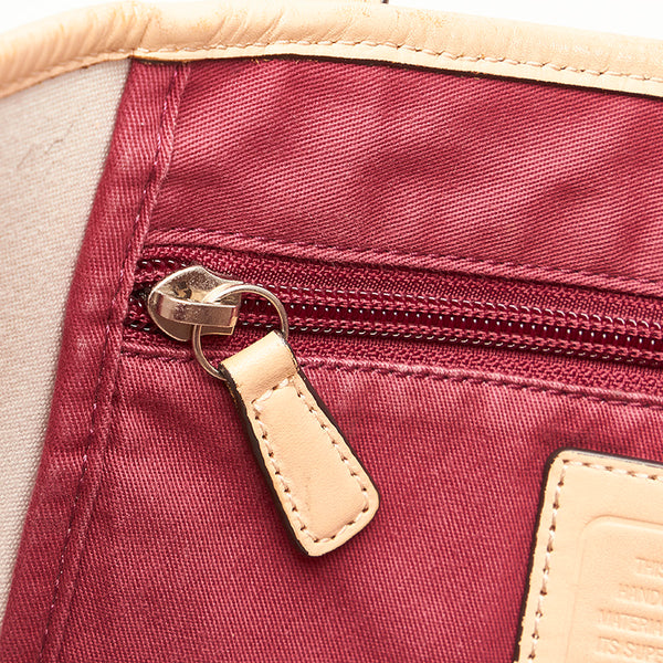 コーチ ミニシグネチャー トートバッグ F25673 ピンク PVC レザー レディース COACH 【中古】