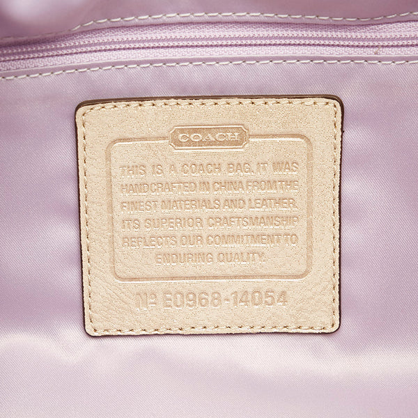 コーチ ハンドバッグ ショルダーバッグ２WAY 14054 ベージュ レザー レディース COACH 【中古】