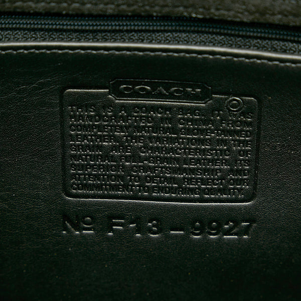 コーチ ブラック レザー ハンドバッグ ショルダーバッグ２WAY レディース COACH 【中古】