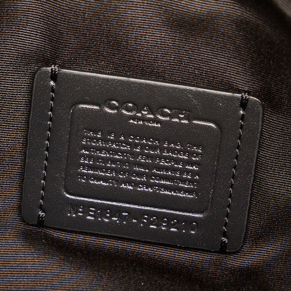 コーチ シグネチャー F29210 ブラウン PVC レザー ショルダーバッグ レディース COACH 【中古】