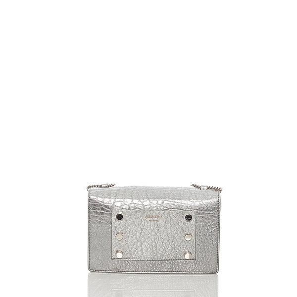 ジミーチュウ チェーン ショルダーバッグ シルバー レザー レディース JIMMY CHOO 【中古】