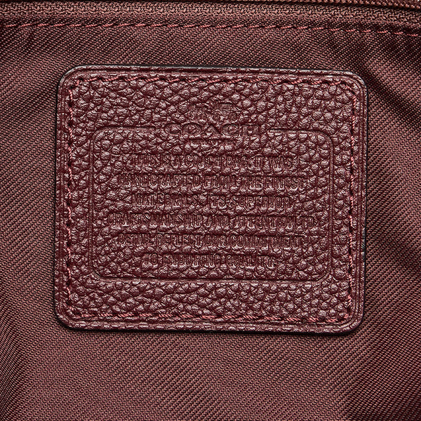 コーチ 56830 ワインレッド レザー チェーン トートバッグ レディース COACH 【中古】