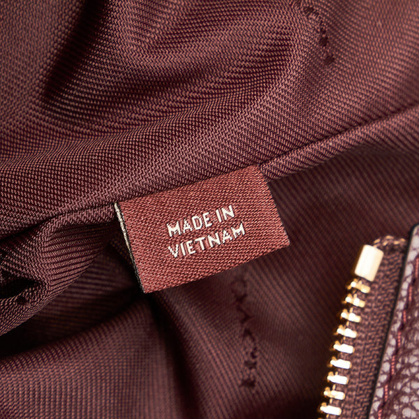 コーチ 56830 ワインレッド レザー チェーン トートバッグ レディース COACH 【中古】