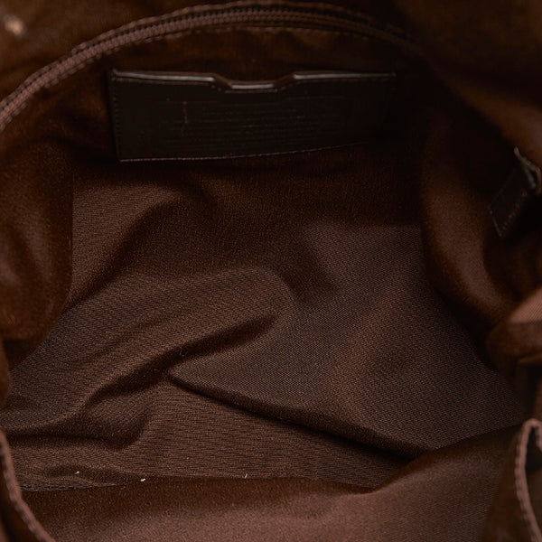 コーチ シグネチャー F70773 ブラウン ベージュ キャンバス レザー トートバッグ ショルダーバッグ 2WAY レディース COACH 【中古】