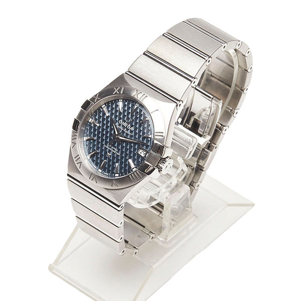 オメガ コンステレーション  123.10.35.20.13.002 シルバー ステンレススチール 腕時計 メンズ OMEGA ブルー文字盤 【中古】