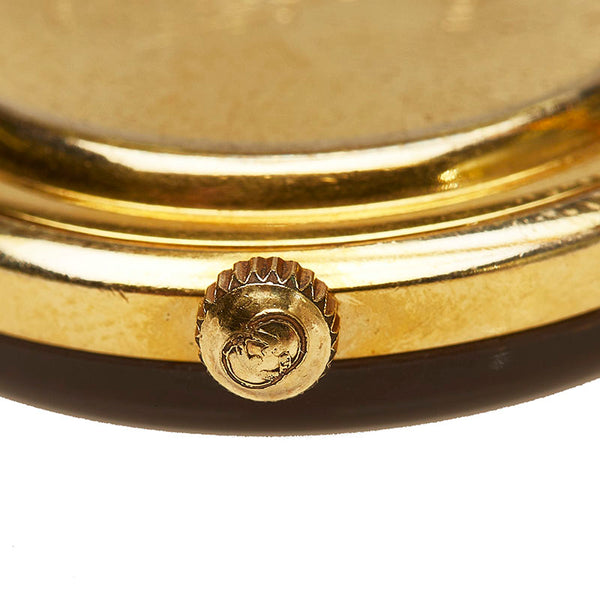 グッチ チェンジベゼル 1100-L ゴールド ステンレススチール 腕時計 レディース GUCCI クオーツ ホワイト文字盤 【中古】