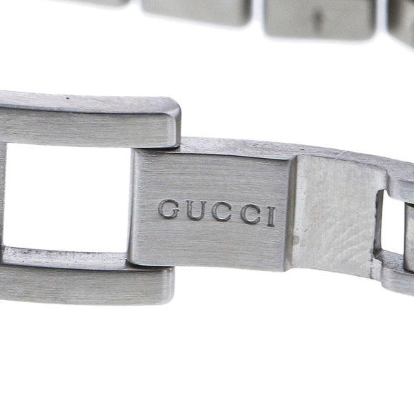 グッチ Gタイムレス YA126505(126.5) シルバー ステンレススチール 腕時計 レディース GUCCI クオーツ ブラック文字盤 【中古】
