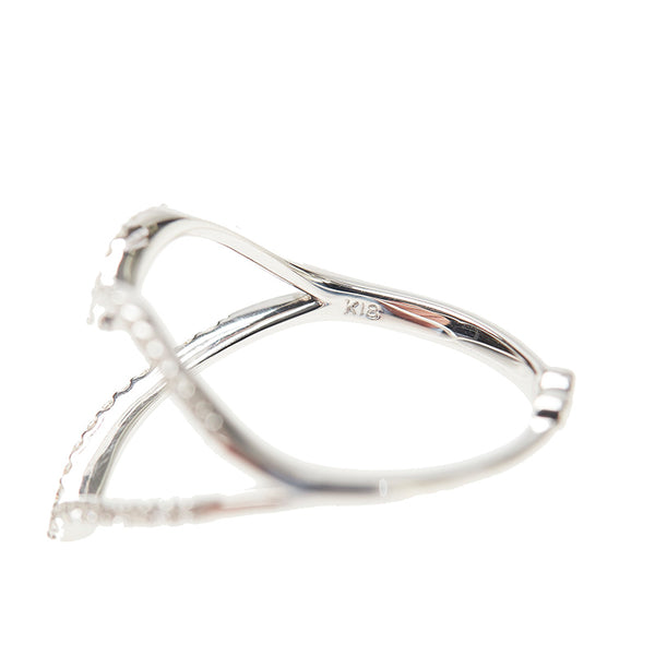 スタージュエリー K18 ゴールド ダイヤ0.18ct ルビー リング 指輪  STAR JEWELRY 13号 【中古】