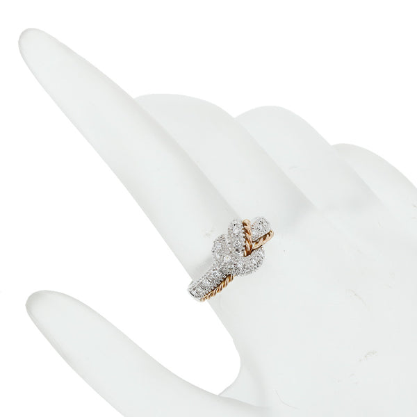 スタージュエリー K18WG ホワイトゴールド ダイヤ0.32ct リング 指輪 レディース STAR JEWELRY 11.5号 【中古】