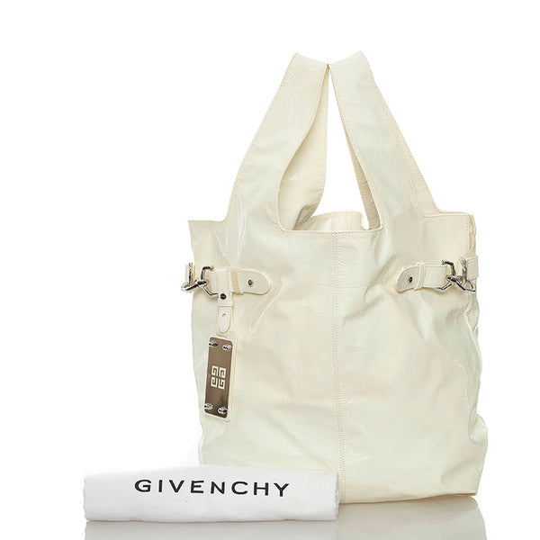 ジバンシー トートバッグ ホワイト エナメル レディース Givenchy 【中古】