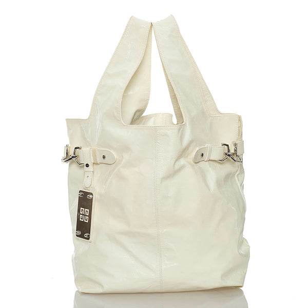ジバンシー トートバッグ ホワイト エナメル レディース Givenchy 【中古】