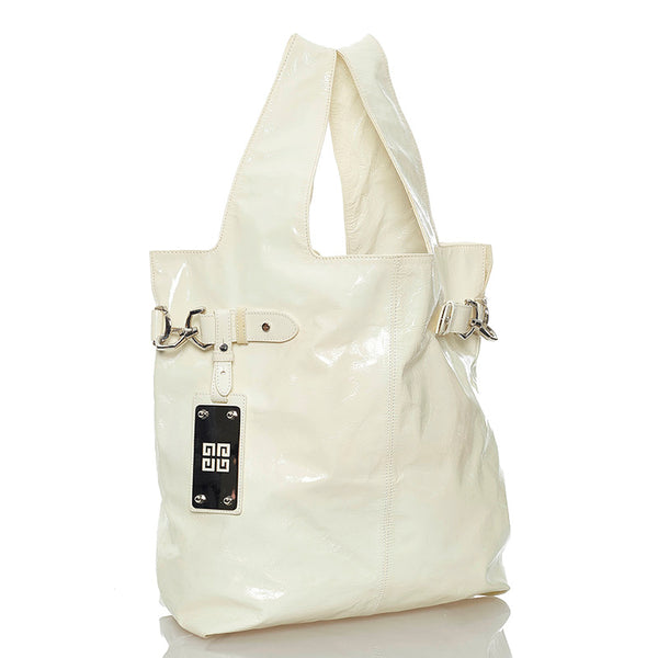 ジバンシー トートバッグ ホワイト エナメル レディース Givenchy 【中古】