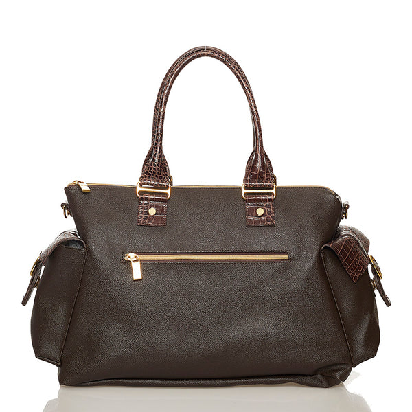 オロビアンコ ブラウン PVC ハンドバック ショルダーバック 2WAY  レディース Orobianco 【中古】